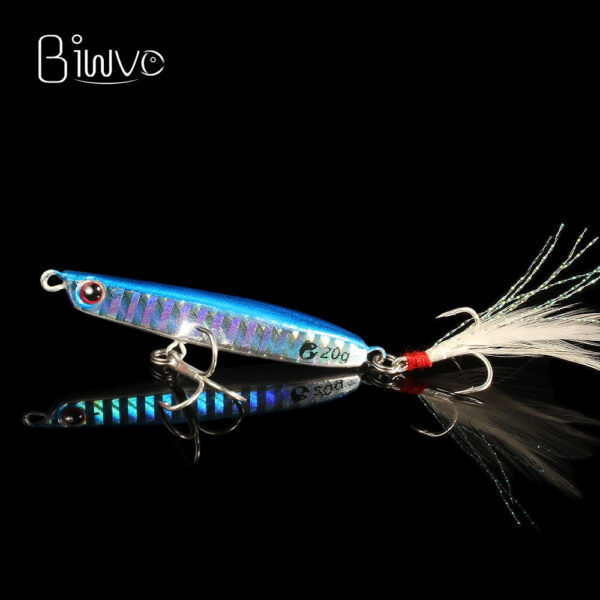 Minnow Metal Hard Bait With Triple Hook - Image 7