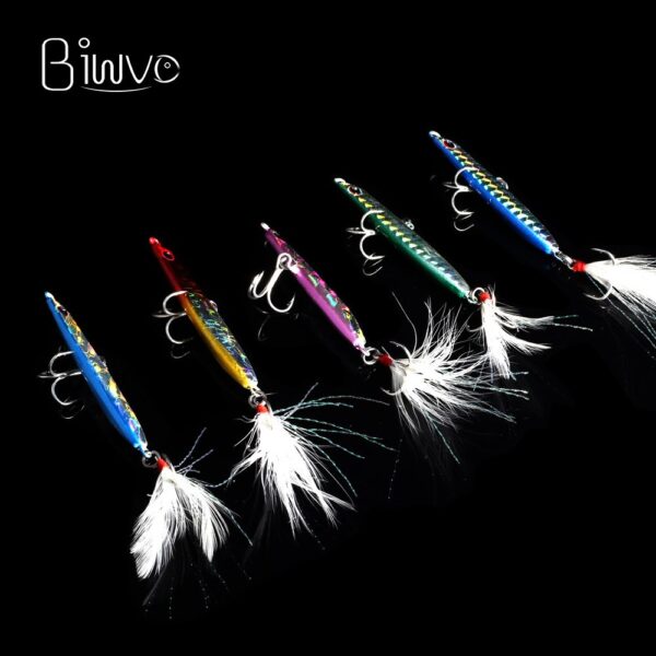 Minnow Metal Hard Bait With Triple Hook - Image 11