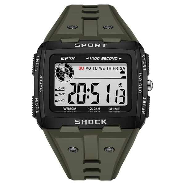 Digital Outdoor Sport Watch Big Numbers Easy to Read - Image 7