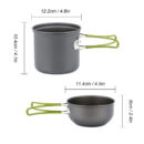 Camping Cookware Kit with Stove