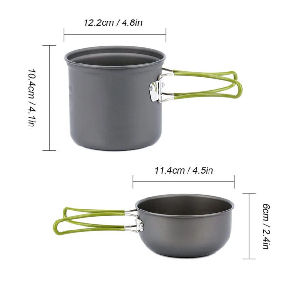 Camping Cookware Kit with Stove - Image 5