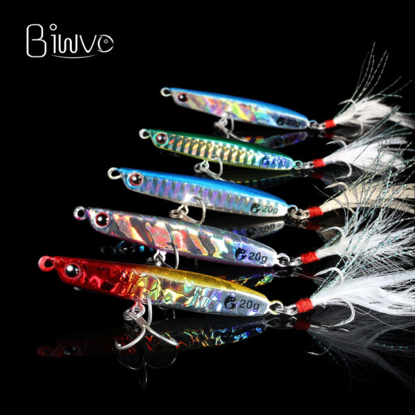 Minnow Metal Hard Bait With Triple Hook - Image 8