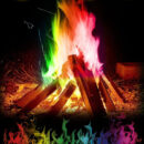 Colorful Magic Fire Flames