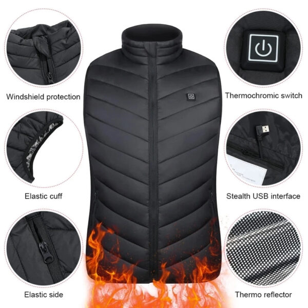 Heated Vest Jacket - Image 9