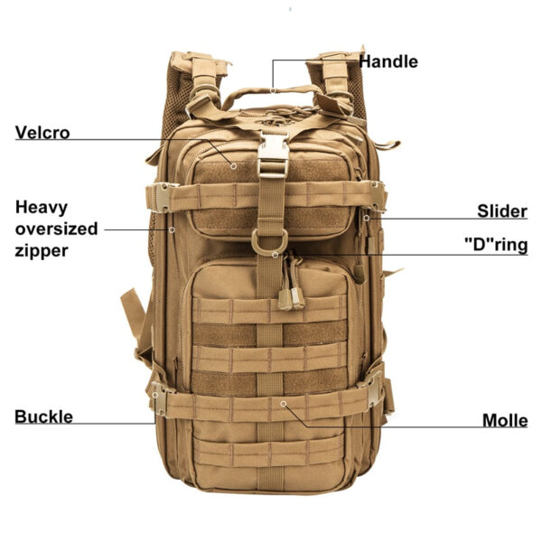 Men Army Military Tactical Backpack - Image 13