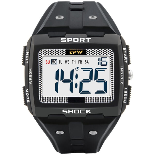 Digital Outdoor Sport Watch Big Numbers Easy to Read - Image 3