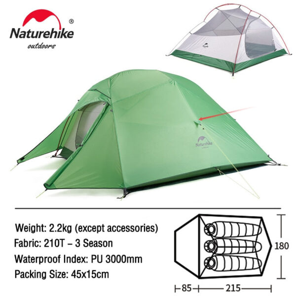 Ultralight 20D Nylon Camping Tent - Image 10