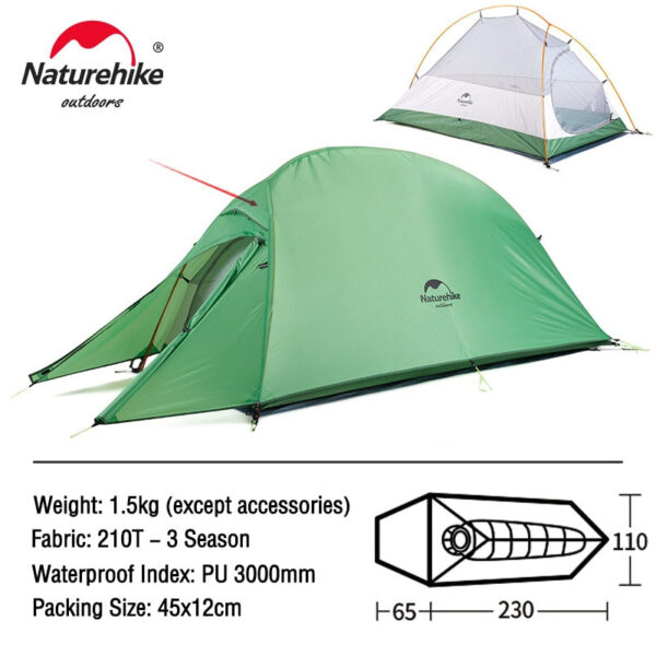 Ultralight 20D Nylon Camping Tent - Image 12