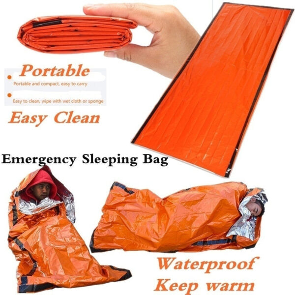 Waterproof Lightweight Thermal Emergency Sleeping Bag - Image 9