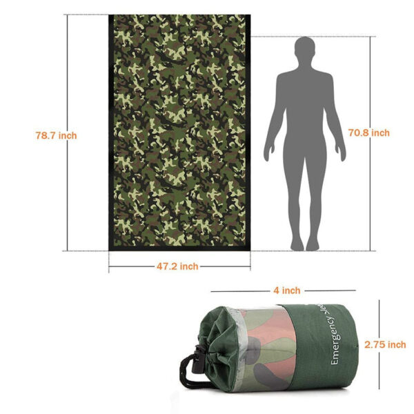 Waterproof Lightweight Thermal Emergency Sleeping Bag - Image 4