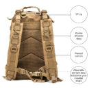 Men Army Military Tactical Backpack