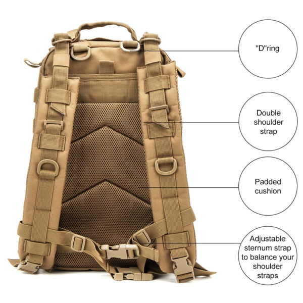 Men Army Military Tactical Backpack - Image 16