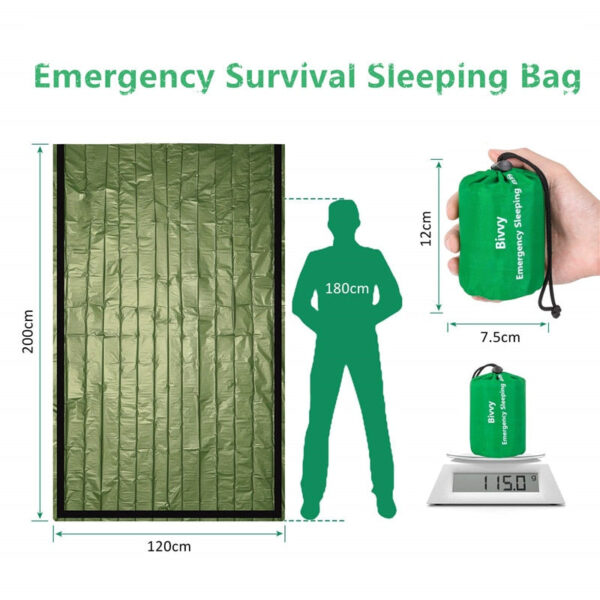 Waterproof Lightweight Thermal Emergency Sleeping Bag - Image 6