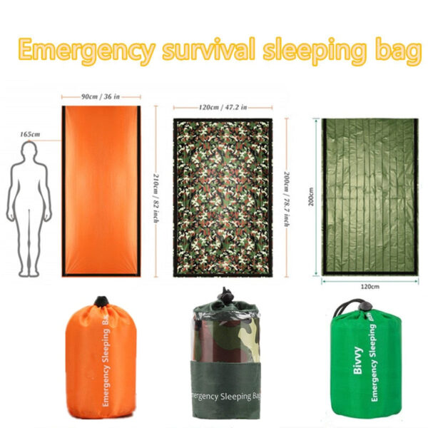 Waterproof Lightweight Thermal Emergency Sleeping Bag - Image 10