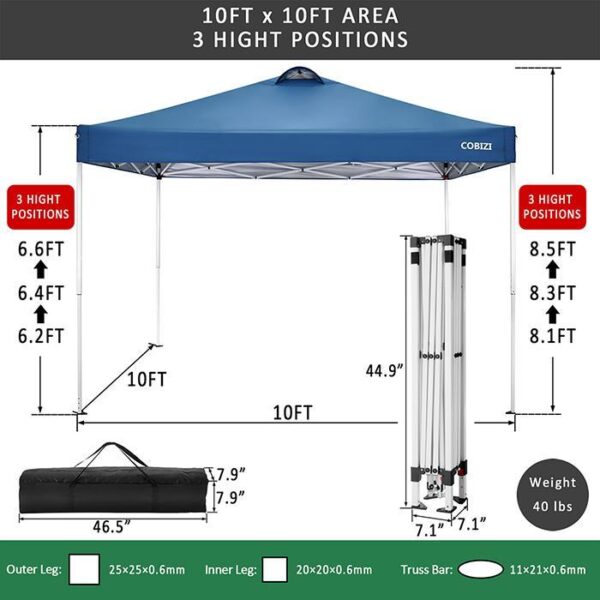 Large Folding Canopy Tent - Image 9