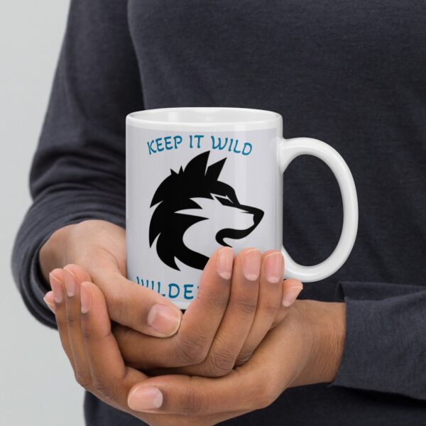 Wildernes Wolf Cofee Mug - Image 2